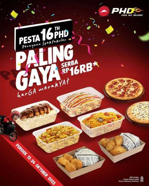 Promo Pizza Hut PHD Serba Rp 16.000