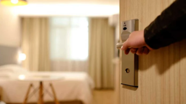 Hotel Bathrooms Near the Entrance