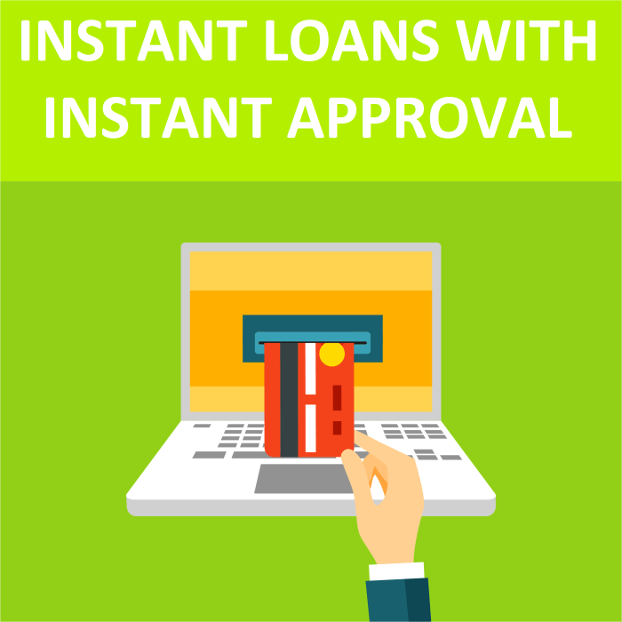 Instant approval online loans