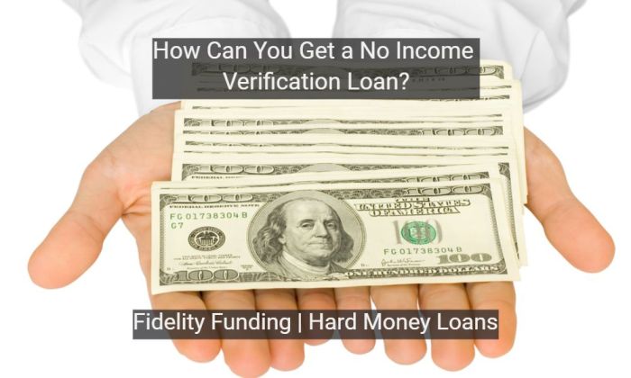 No income verification online loans
