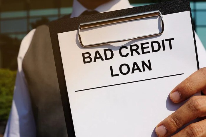 Requirements for bank loan with bad credit