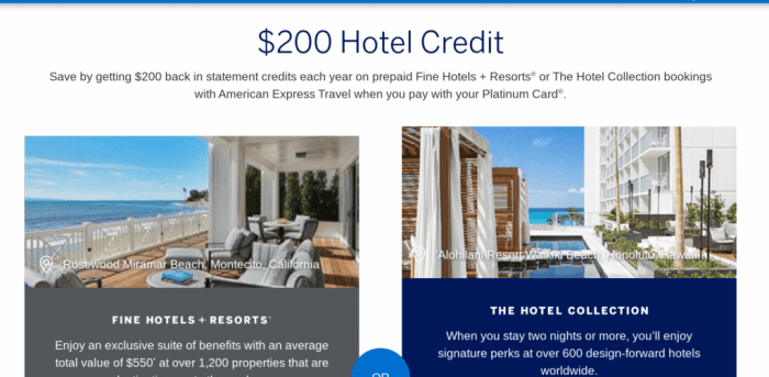 Is Amex Platinum Hotel Collection worth the cost?