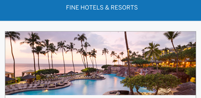 Nearby American Express Platinum Hotel Collection properties