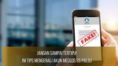 Akun Medsos CS Palsu