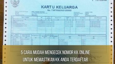 Mengecek Nomor KK