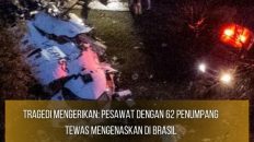 Pesawat dengan 62 Penumpang