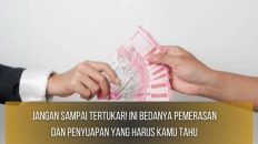 Bedanya Pemerasan dan Penyuapan